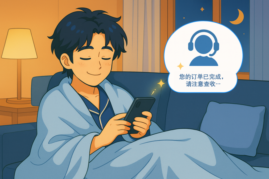 24小时在线，能24小时干活儿，实时为你解决问题