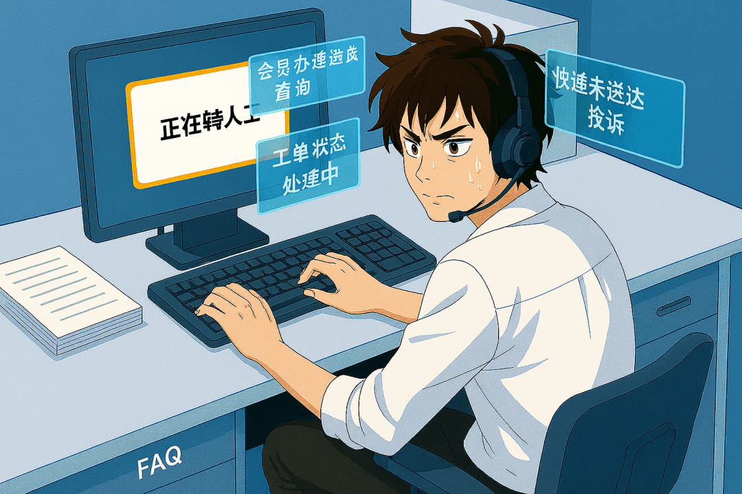 过去座席接待客户通常按照经验，忙碌中容易出现服务流程出错、或者遗漏的情况