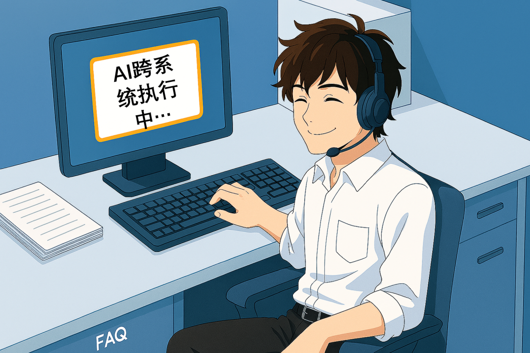 使用AI助手「AI即应」功能后，客服只需一句口语化指令