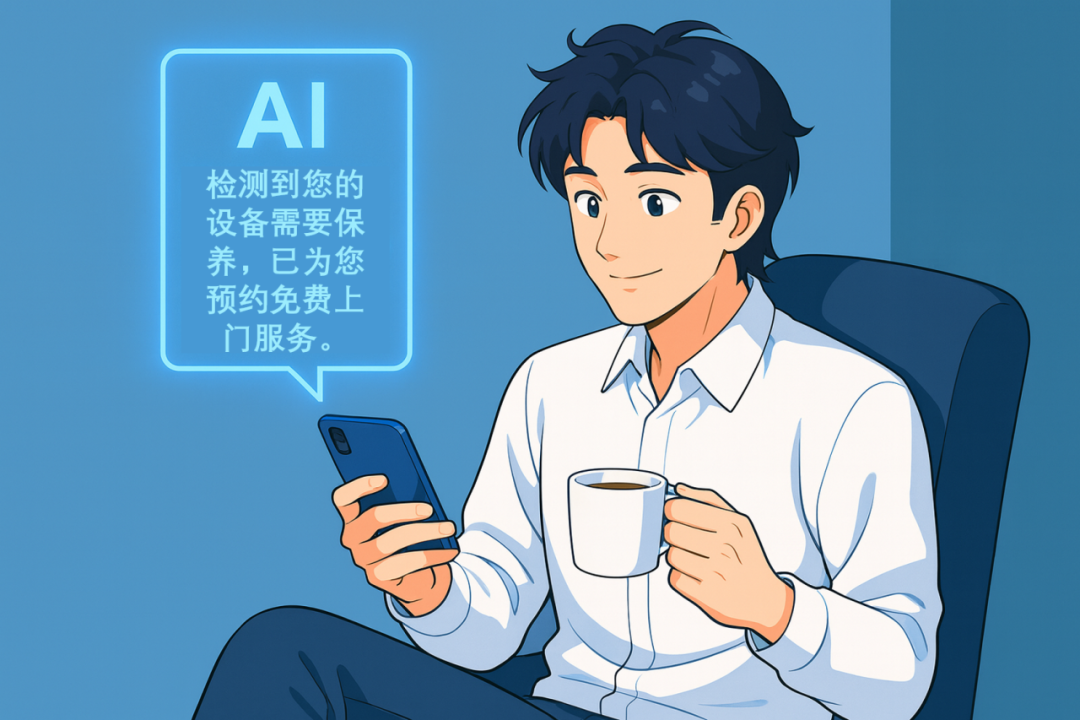 AI时代，Agent客服可以根据客户过往的服务数据，洞察客户需求，主动为客户提供服务，让成本中心转型成增长引擎